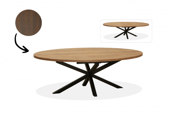 Set Genua Eettafel uitschuif